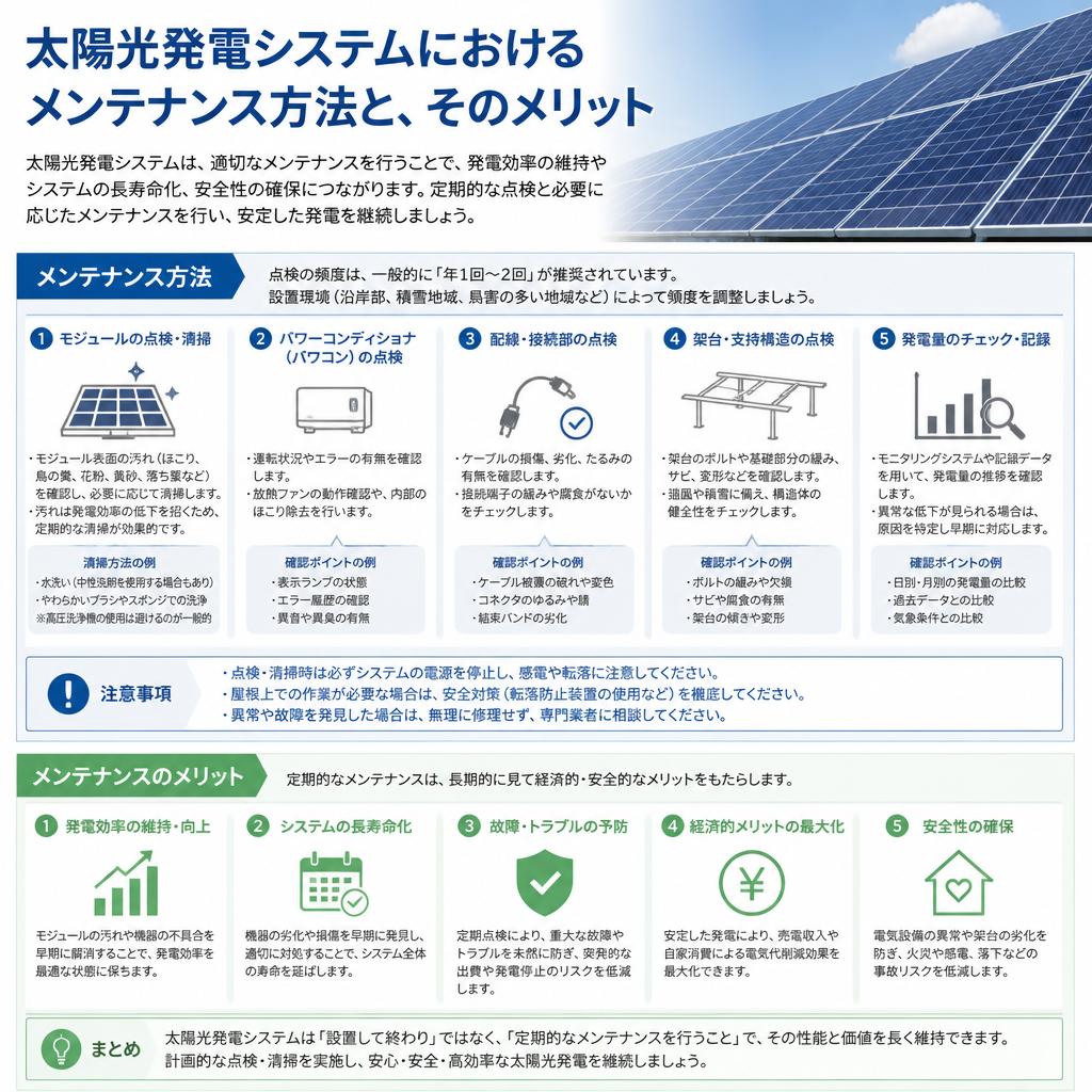 5. 適切なメンテナンスの重要性